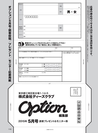 OPTION（オプション） 2015年5月号