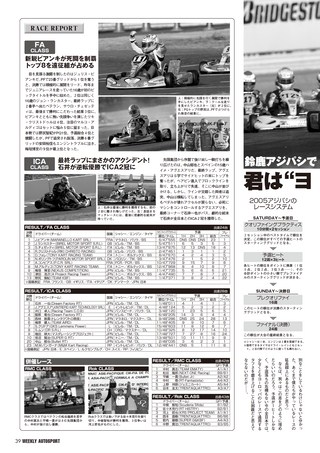 AUTO SPORT（オートスポーツ） No.1045 2005年12月22日号