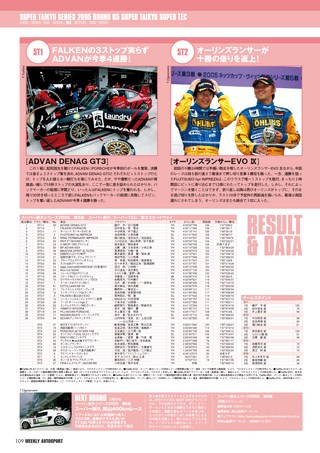 AUTO SPORT（オートスポーツ） No.1028 2005年8月18＆25日号