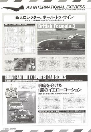 AUTO SPORT（オートスポーツ） No.965 2004年5月15日号
