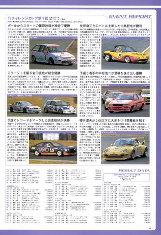 AUTO SPORT（オートスポーツ） No.816 2001年3月22日号