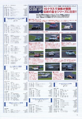 AUTO SPORT（オートスポーツ） No.783 1999年10月28日号