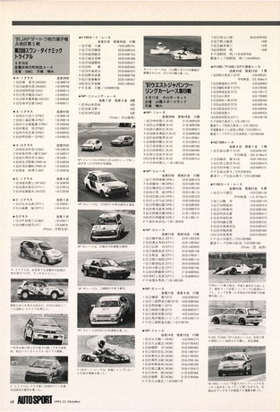 AUTO SPORT（オートスポーツ） No.592 1991年10月15日号