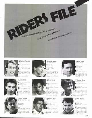 RIDING SPORT（ライディングスポーツ） 1987年 鈴鹿8時間速報