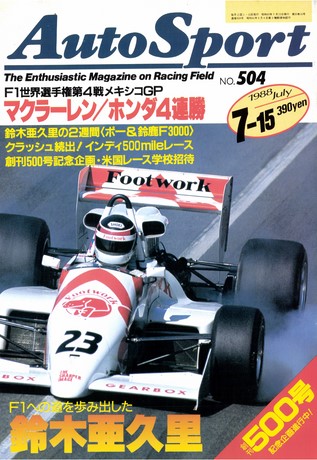 AUTO SPORT（オートスポーツ） No.504 1988年7月15日号