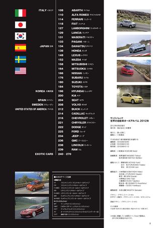 自動車誌MOOK 世界の自動車オールアルバム 2012年