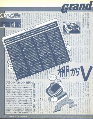 RIDING SPORT（ライディングスポーツ） 1986年8月号 No.43