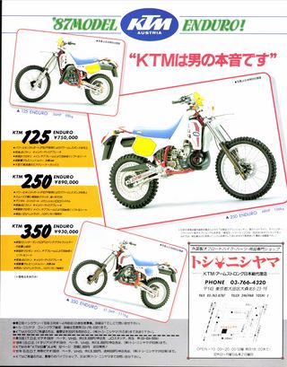 RIDING SPORT（ライディングスポーツ） 1987年7月号 No.54