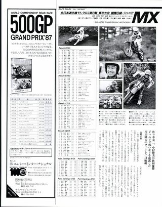 RIDING SPORT（ライディングスポーツ） 1987年11月号 No.58