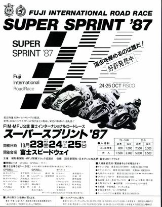 RIDING SPORT（ライディングスポーツ） 1987年11月号 No.58