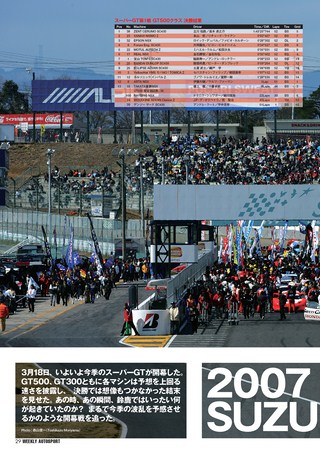 AUTO SPORT（オートスポーツ） No.1105 2007年4月5日号