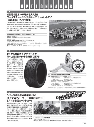 OPTION（オプション） 2017年9月号