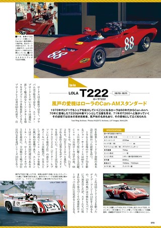 レーシングカーのすべて 70年代レーシングカーのすべて Vol.1