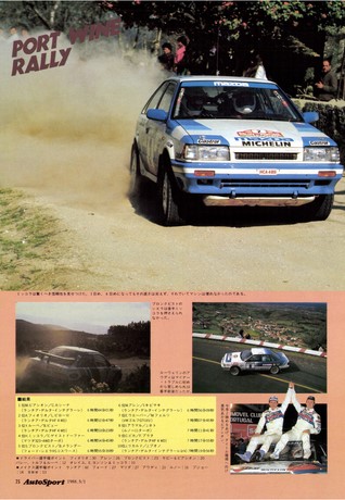 AUTO SPORT（オートスポーツ） No.499 1988年5月1日号