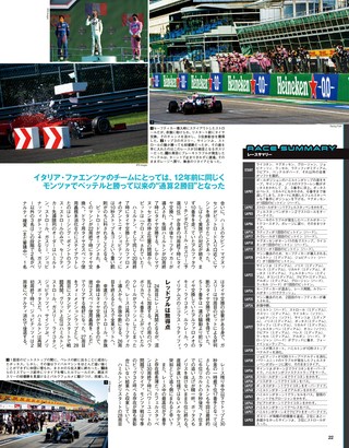 F1速報（エフワンソクホウ） 2020 Rd08 イタリアGP号