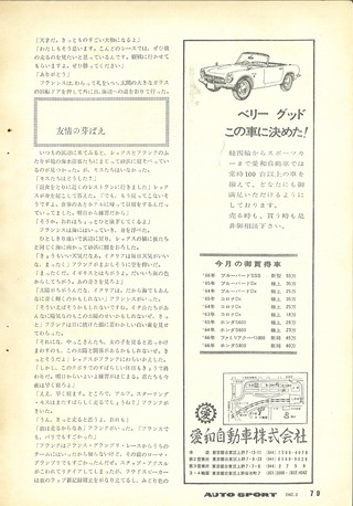 AUTO SPORT（オートスポーツ） No.19 1967年2月号