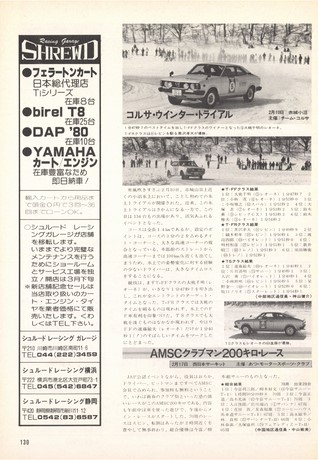 AUTO SPORT（オートスポーツ） No.294 1980年4月15日号