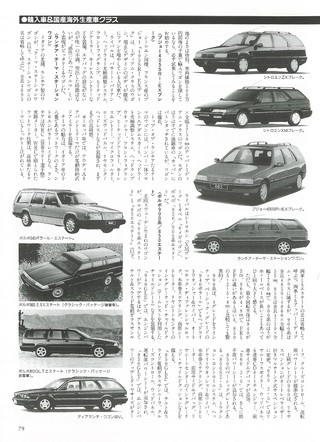 ニューモデル速報 統括シリーズ 1996年 ステーションワゴンのすべて