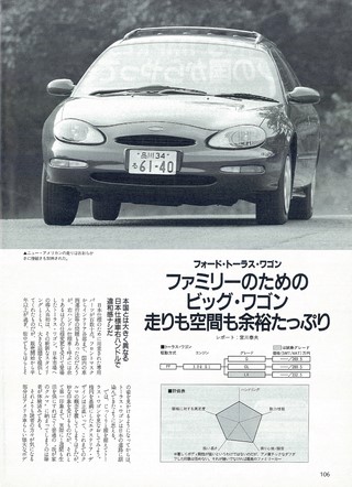 ニューモデル速報 統括シリーズ 1997年 ステーションワゴンのすべて