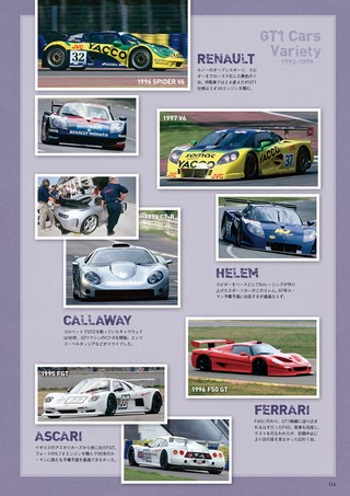 レーシングカーのすべて GT1マシンのすべて 1994-1999