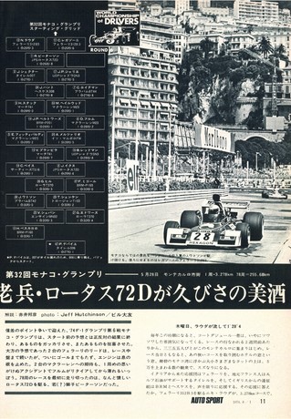AUTO SPORT（オートスポーツ） No.148 1974年8月1日号