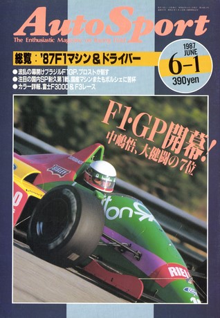 AUTO SPORT（オートスポーツ） No.473 1987年6月1日号