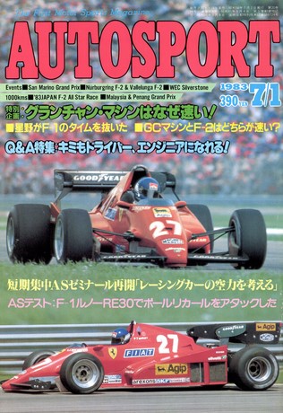 AUTO SPORT（オートスポーツ） No.374 1983年7月1日号