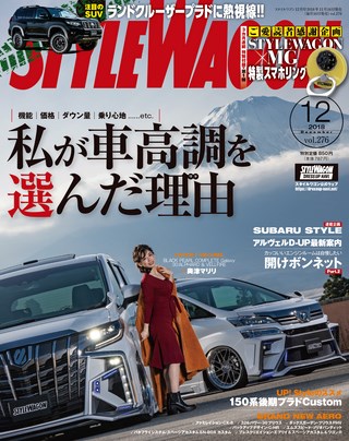 STYLE WAGON(スタイルワゴン) 2018年12月号